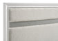 Miranda 54-inch Upholstered Eastern King Panel Bed White