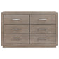 Kenora 6-drawer Dresser Barley Brown