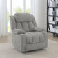 Houston Upholstered Power Lift Recliner Grey