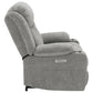 Houston Upholstered Power Lift Recliner Grey