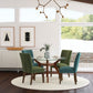 Paxton Upholstered Dining Side Chair Green (Set of 2)