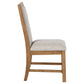 Bruner Upholstered Side Chair Natural Brown (Set of 2)