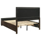 Kauffman Wood California King Storage Panel Bed Dark Cocoa