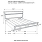 Miranda 51-inch Wood Eastern King Storage Panel Bed Black