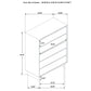 Glenwood 4-drawer Chest of Drawers Warm Brown