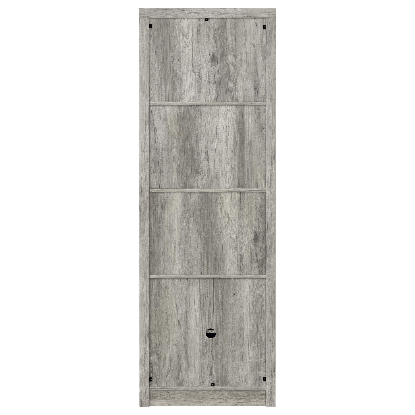 Burke 3-piece 59-inch TV Entertainment Center Grey Driftwood