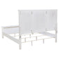 Sandy Beach 4-piece Eastern King Bedroom Set Cream White