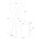Kerwin 5-piece Rectangular Dining Table Set Grey and Chrome