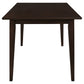 Gabriel 5-piece Rectangular 59-inch Dining Set Cappuccino