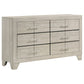 Trenton 5-piece Full Bedroom Set Rustic Cream