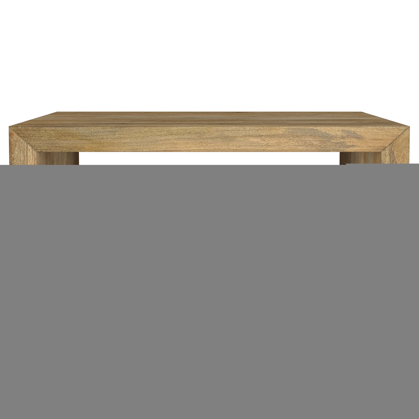 Benton Square Solid Mango Wood Coffee Table Natural
