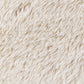 Fitzroy Faux Fur Upholstered Chair Solid Wood Arms Latte