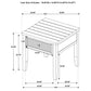 Concord 3-piece Coffee and End Table Set Distressed Java