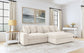 Blaine Upholstered Reversible Chaise Sectional Sofa Sand