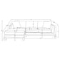 Geneva Boucle Upholstered Sectional Chaise Sofa Sand