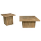 Devar 2-piece Square Coffee and End Table Set Mango