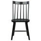 Middleton Solid Wood Dining Side Chair Black (Set of 2)