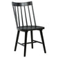 Middleton Solid Wood Dining Side Chair Black (Set of 2)