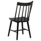 Middleton Solid Wood Dining Side Chair Black (Set of 2)