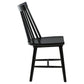 Middleton Solid Wood Dining Side Chair Black (Set of 2)