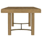 Arini 5-piece Extension Leaf Dining Table Set Sand Wash and Black