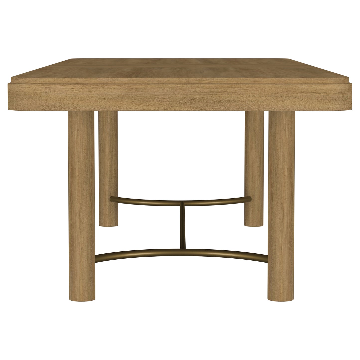 Arini 7-piece Extension Leaf Dining Table Set Sand Wash and Black