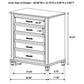 Franco 5-piece Eastern King Bedroom Set Distressed White