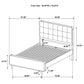 Robyn 5-piece Full Bedroom Set Light Ash