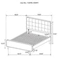 Robyn 5-piece California King Bedroom Set Light Ash