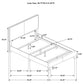Dorian Fabric Upholstered Queen Panel Bed Taupe