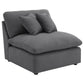 Hobson 5-piece Upholstered Modular Sectional Sofa Charcoal