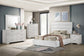 Felicity 53-inch Upholstered Twin Platform Bed White