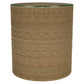 Halden Round Woven Seagrass Accent Side Table Light Brown
