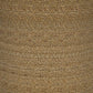 Halden Round Woven Seagrass Accent Side Table Light Brown