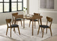 Jedda Wood Dining Side Chair Dark Walnut (Set of 2)
