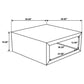 Benton Square Solid Mango Wood Coffee Table Natural