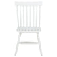 Andrews Windsor Spindle Back Dining Side Chair White (Set of 2)