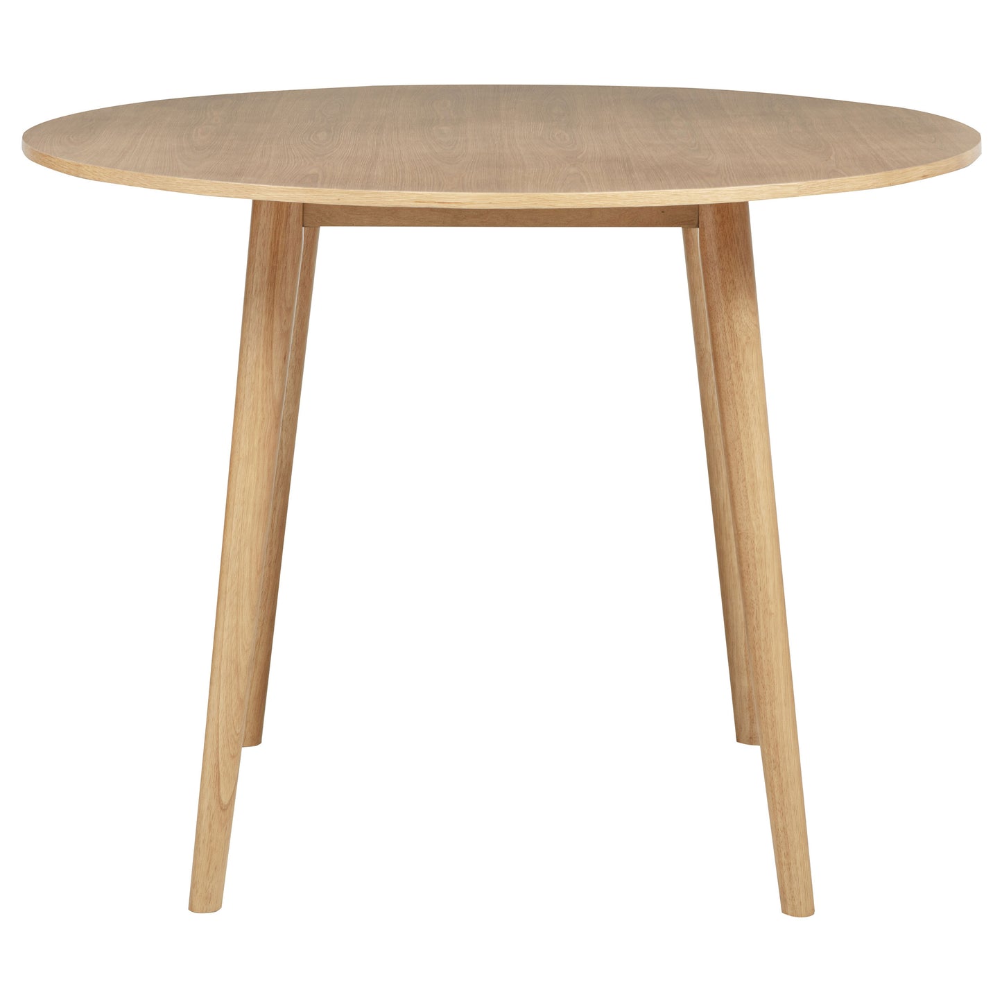 Andrews 5-piece Round Counter Dining Set Light Ash and Black