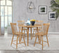 Andrews Windsor Counter Height Dining Side Chair Light Ash (Set of 2)