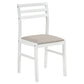 Bucknell 3-piece Round Drop Leaf Dining Table Set White