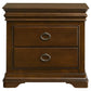 Garland 2-drawer Nightstand Bedside Table Brown Cherry