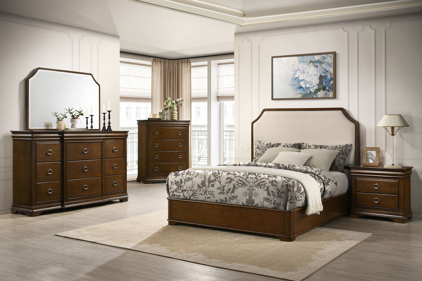 Garland 9-drawer Bedroom Dresser Cabinet Brown Cherry