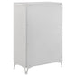 Cassia 5-drawer Bedroom Chest of Drawers White High Gloss