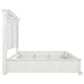 McKinney Eastern King LED Light Panel Bed Vintage White