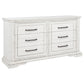 McKinney 4-piece California King Bedroom Set Vintage White