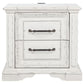 McKinney 2-drawer Nightstand with Dual USB Vintage White