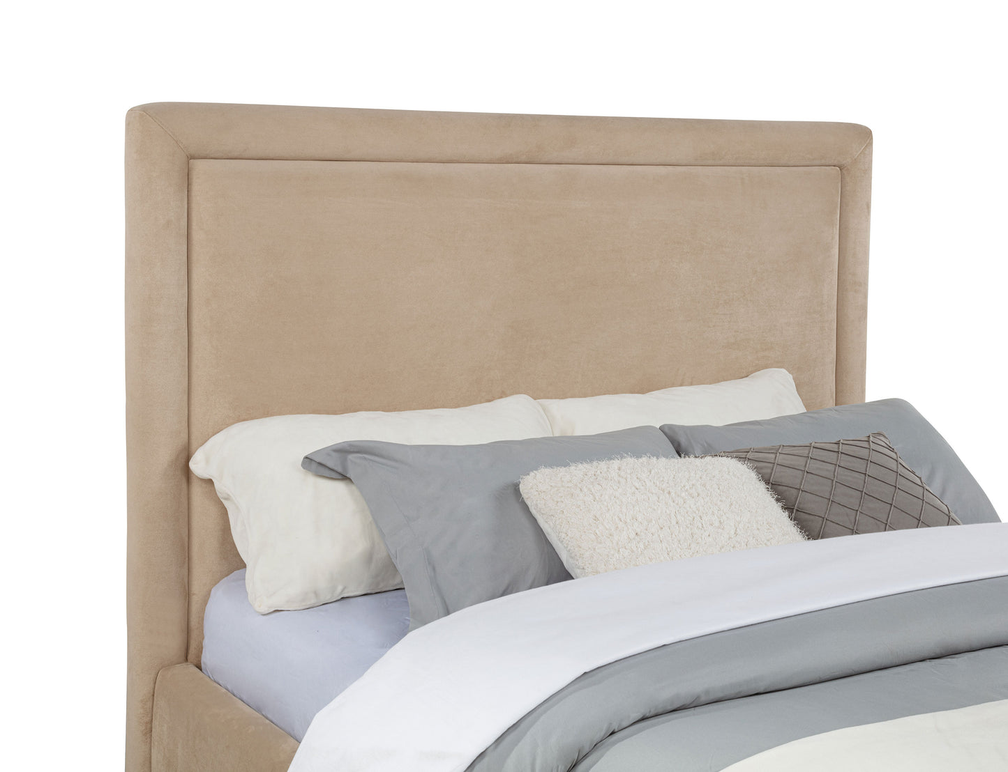 Lawson 54-inch Upholstered Eastern King Platform Bed Saddle