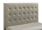 Medley Genuine Leather Queen Panel Platform Bed Tan