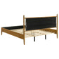 Mason 46-inch Eastern King Panel Platform Bed Light Brown