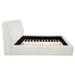 Nollet 48-inch Upholstered Queen Panel Platform Bed Cream